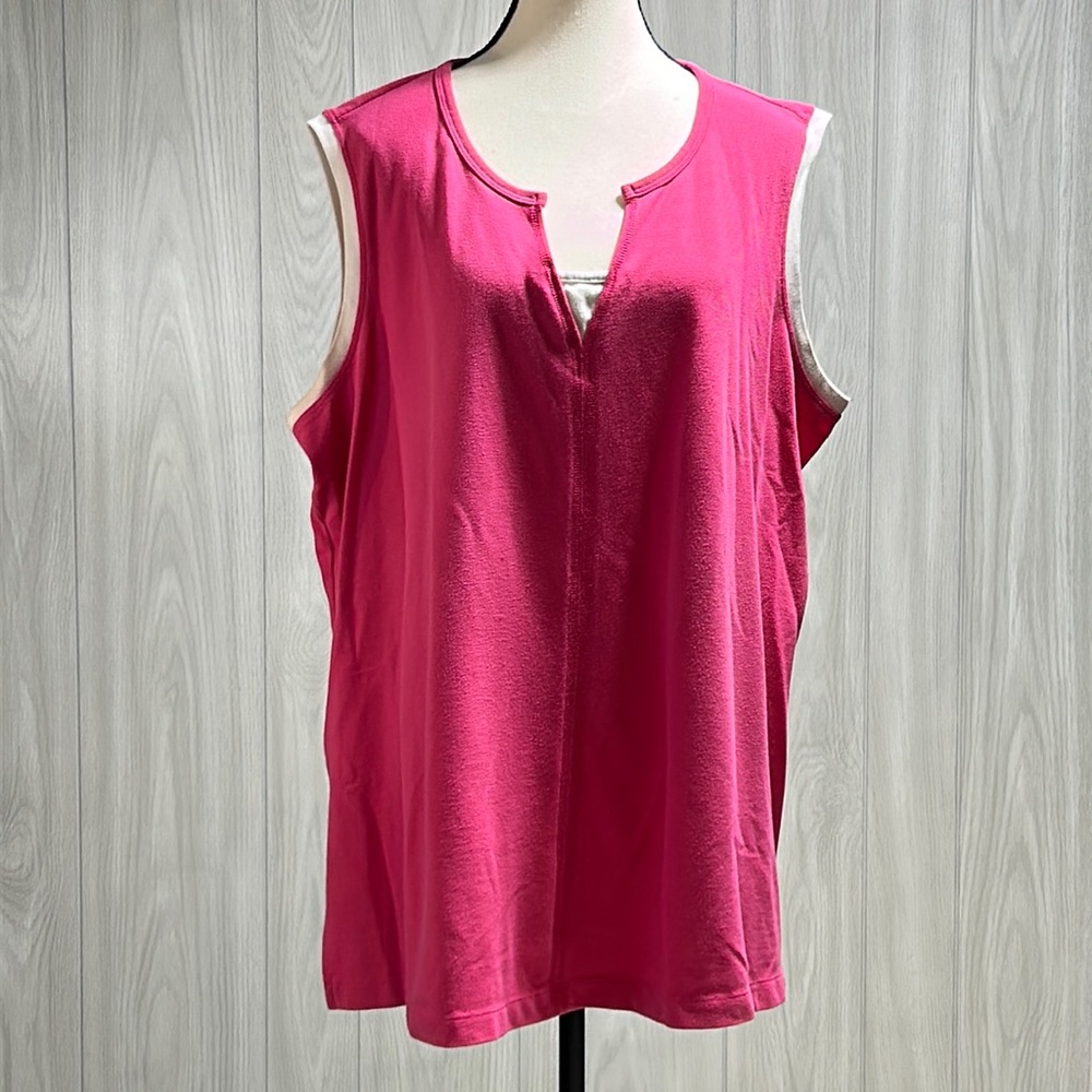 Just My Size pink Sleeveless top size 26W/28W